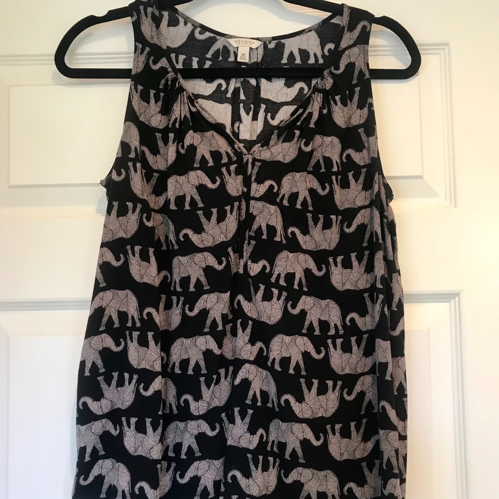 Women's Boho Print Top